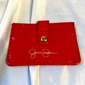 Jessica Simpson // Cherry Red Card Holder